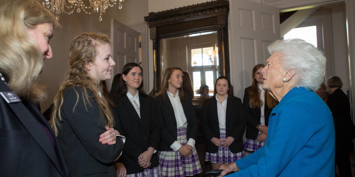 Barbara Pierce Bush '43 | Ashley Hall School in Charleston, SC